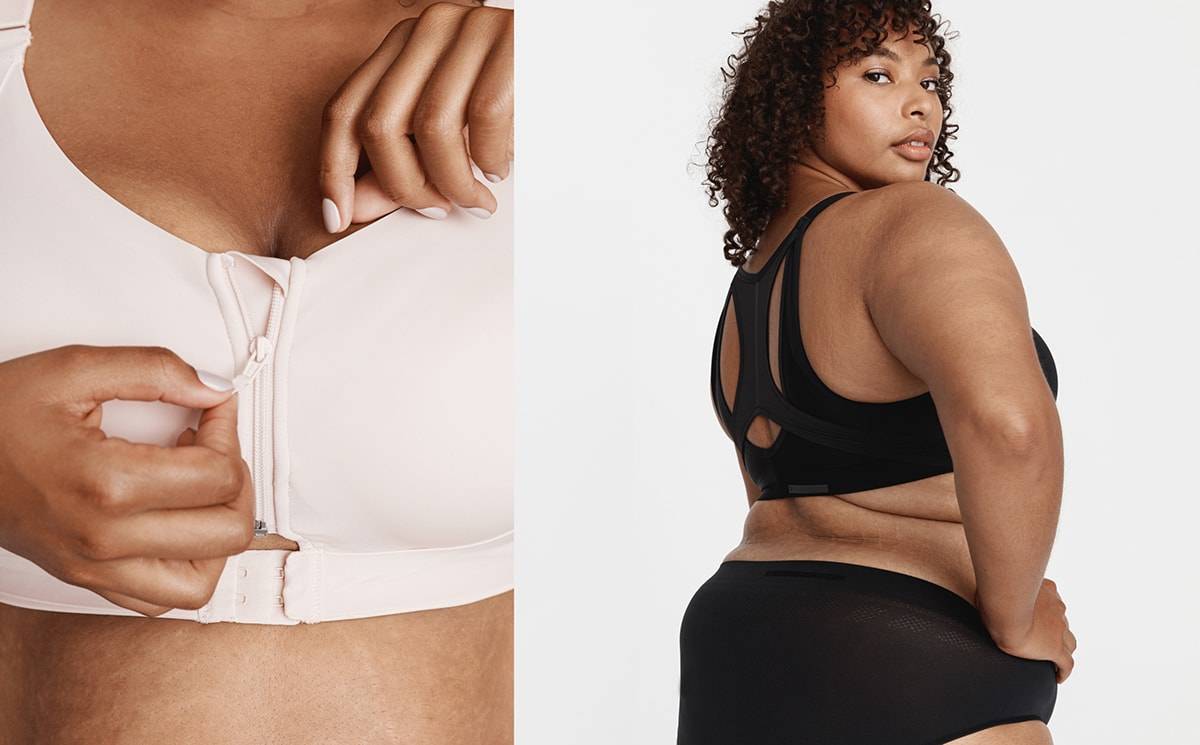 brassiere ouverture devant decathlon