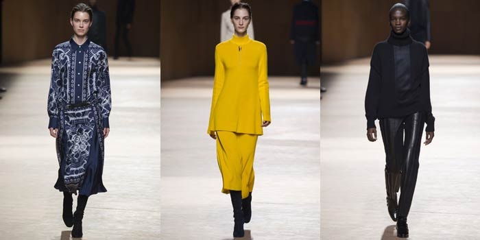 Cuir, soie, équitation: Hermès fidèle à un vestiaire au chic intemporel Cuir, soie, équitation: Hermès fidèle à un vestiaire au chic intemporel