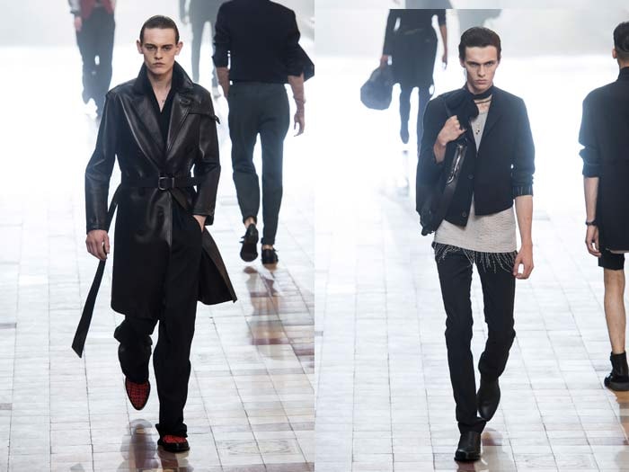 Paris Fashion Week: le grunge chic de Saint Laurent, l'élégance sombre de Lanvin Paris Fashion Week: le grunge chic de Saint Laurent, l'élégance sombre de Lanvin