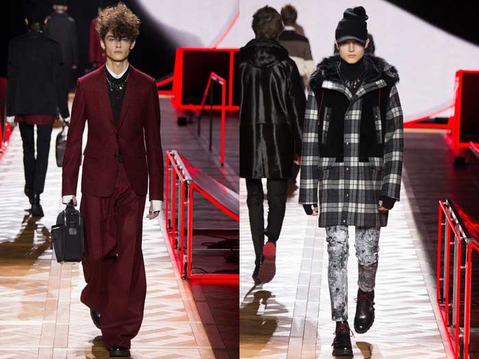 Mode masculine pour l'hiver prochain: du XXL, du rose, des carreaux à gogo Mode masculine pour l'hiver prochain: du XXL, du rose, des carreaux à gogo