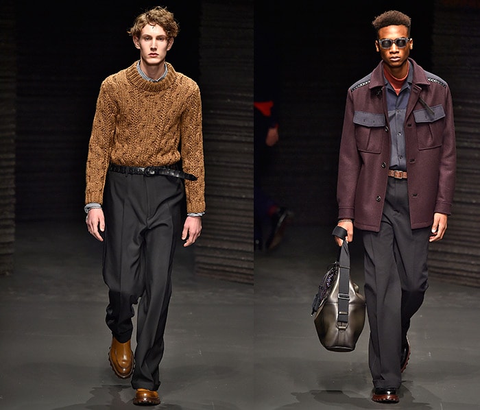 Mode à Milan: retour aux sources chez Bikkembergs et Ferragamo, à la simplicité pour Prada Mode à Milan: retour aux sources chez Bikkembergs et Ferragamo, à la simplicité pour Prada