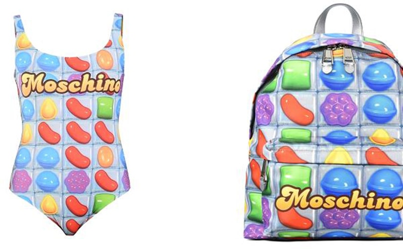 Collaboration explosive Moschino x Candy Crush Collaboration explosive Moschino x Candy Crush