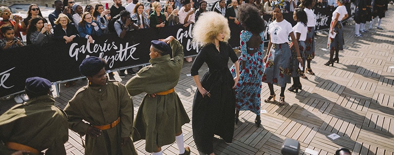 La parade Africa Now aux Galeries Lafayette La parade Africa Now aux Galeries Lafayette