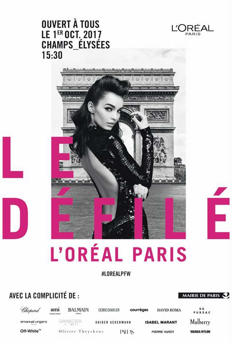 L’Oréal organise son premier défilé de mode L’Oréal organise son premier défilé de mode