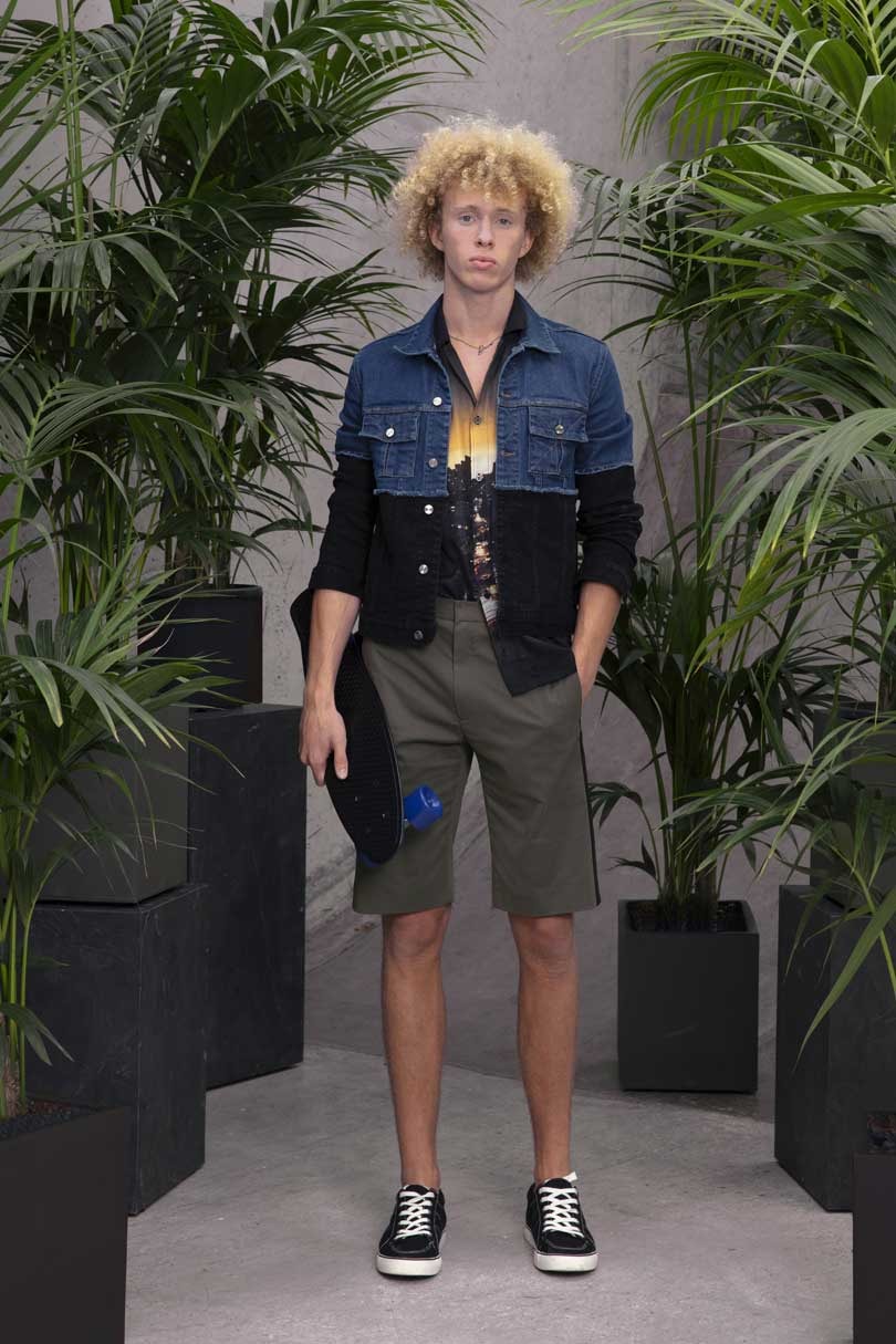 Maxime Simoëns : l'homme M.X printemps-été 2019 s'inspire des villes côtières américaines Maxime Simoëns : l'homme M.X printemps-été 2019 s'inspire des villes côtières américaines