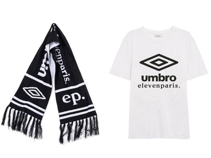 Les marques Eleven Paris et Umbro réunies pour une collection capsule inspirée du Football Les marques Eleven Paris et Umbro réunies pour une collection capsule inspirée du Football