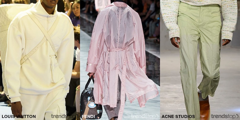 Couleurs tendances des collections Hommes, Printemps/Eté 2020 Couleurs tendances des collections Hommes, Printemps/Eté 2020