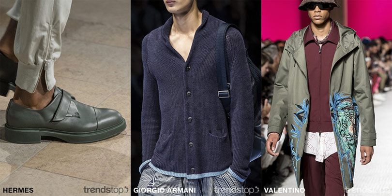 Couleurs tendances des collections Hommes, Printemps/Eté 2020 Couleurs tendances des collections Hommes, Printemps/Eté 2020