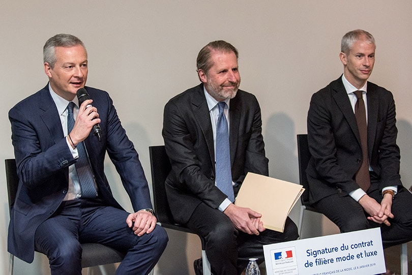 Le nouveau contrat de filière mode et luxe est signé Le nouveau contrat de filière mode et luxe est signé