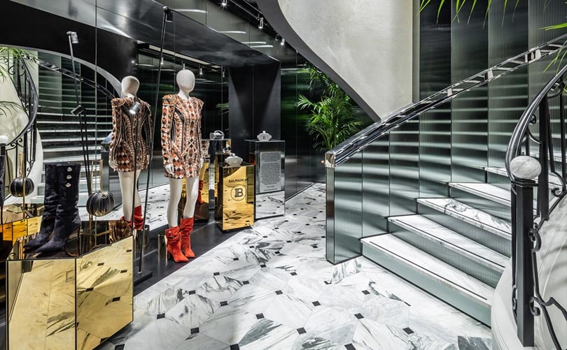 En images : Balmain, le plus grandiose des flagships est à Paris En images : Balmain, le plus grandiose des flagships est à Paris