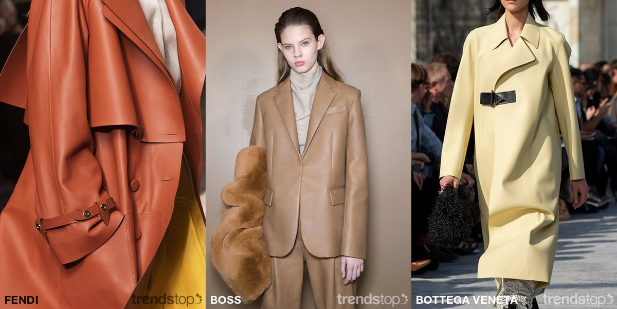 Principales orientations matérielles pour les femmes pour l'automne-hiver 2019-2020 Principales orientations matérielles pour les femmes pour l'automne-hiver 2019-2020