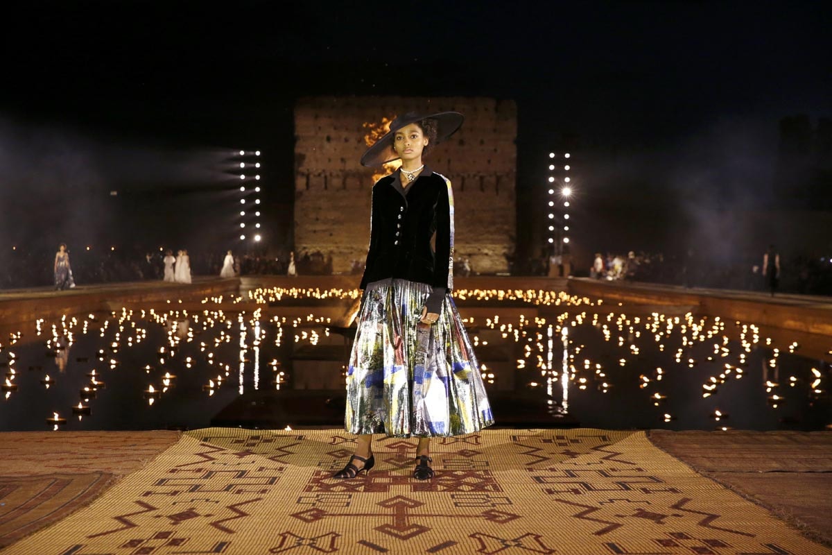 Un vent d'Afrique souffle sur le défilé croisière de Dior à Marrakech Un vent d'Afrique souffle sur le défilé croisière de Dior à Marrakech