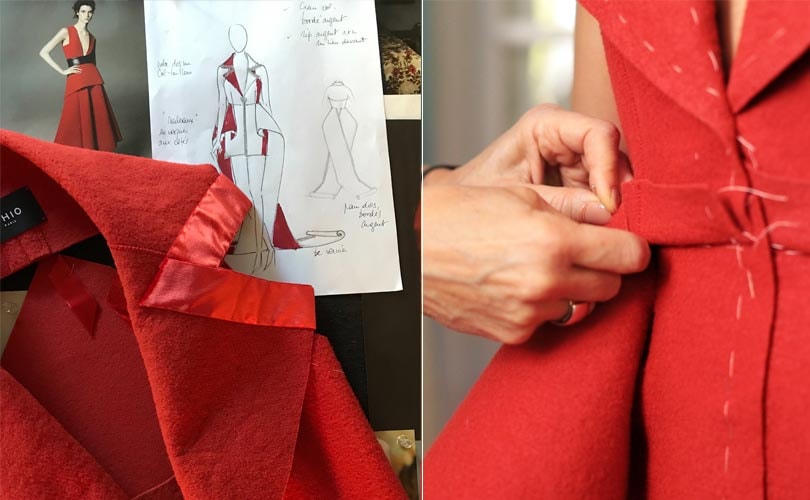 Cannes : quand le tapis rouge se recycle en robe de soirée Cannes : quand le tapis rouge se recycle en robe de soirée