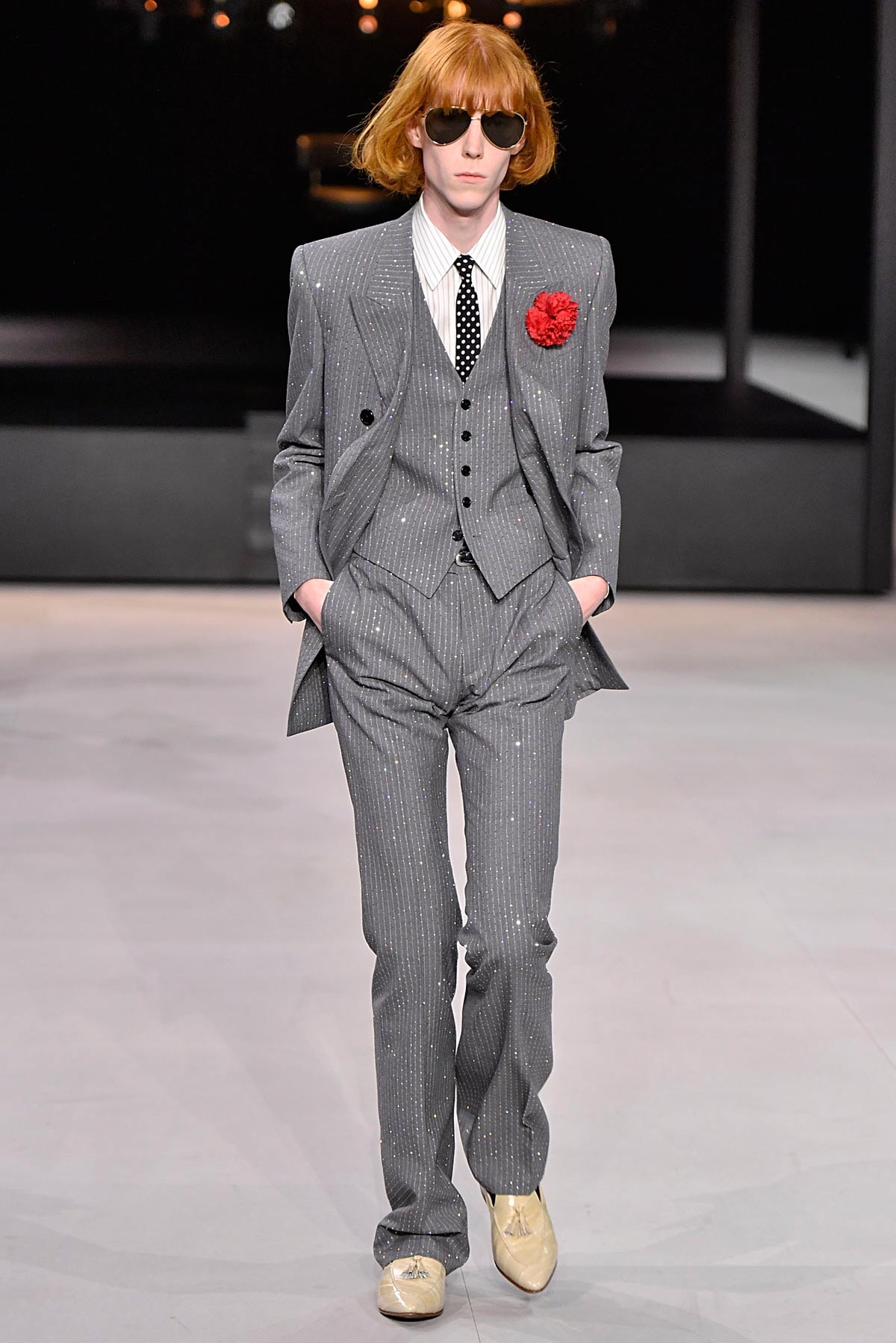 Paris Fashion Week Homme : nostalgie seventies chez Celine, Lanvin en vacances Paris Fashion Week Homme : nostalgie seventies chez Celine, Lanvin en vacances