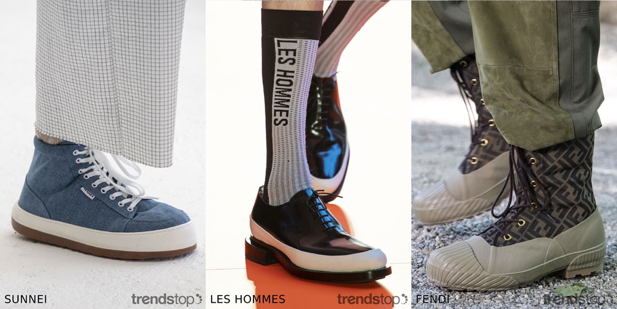Principales tendances de chaussures pour hommes observées sur les podiums de la saison printemps-été 2020 Principales tendances de chaussures pour hommes observées sur les podiums de la saison printemps-été 2020
