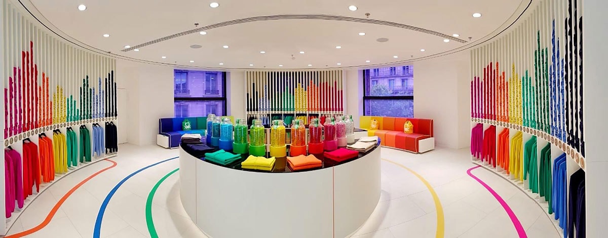 Le nouveau concept retail de Benetton arrive au Printemps Haussmann Le nouveau concept retail de Benetton arrive au Printemps Haussmann
