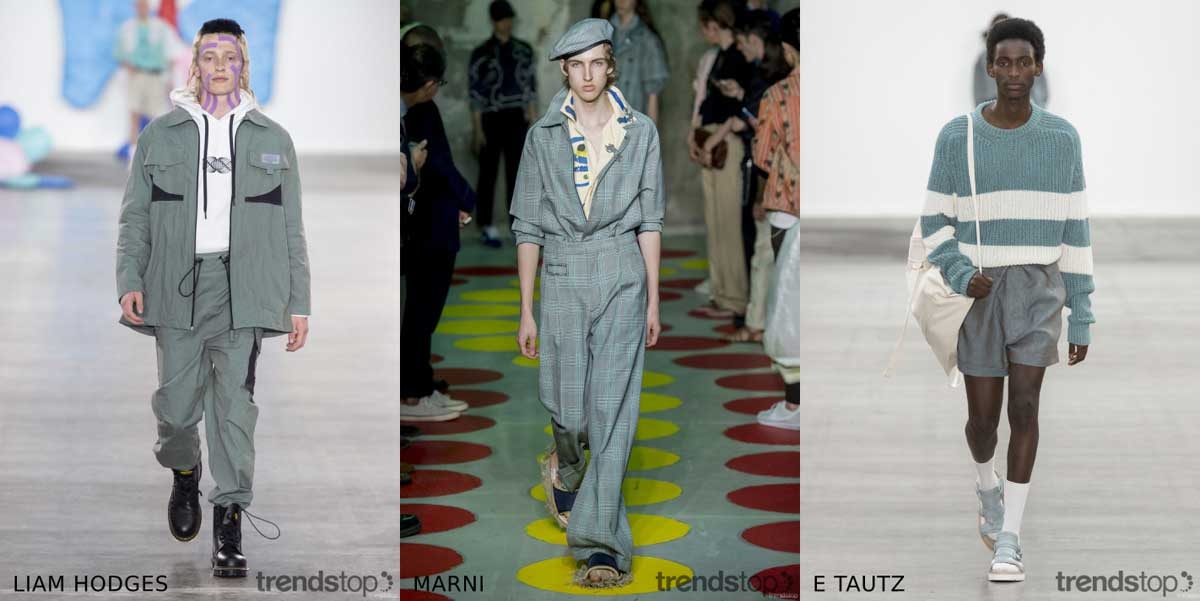 Les couleurs clés de la mode masculine vu sur les défilés Printemps Été 2020 Les couleurs clés de la mode masculine vu sur les défilés Printemps Été 2020