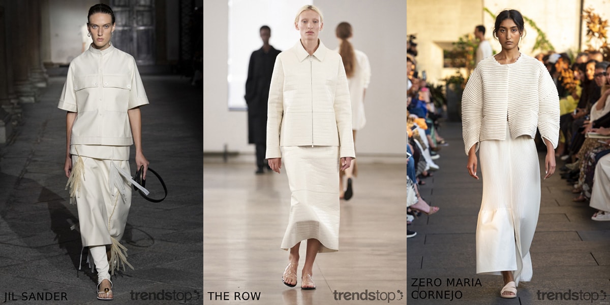 Les couleurs tendances observées lors des défilés femmes printemps-été 2020 Les couleurs tendances observées lors des défilés femmes printemps-été 2020
