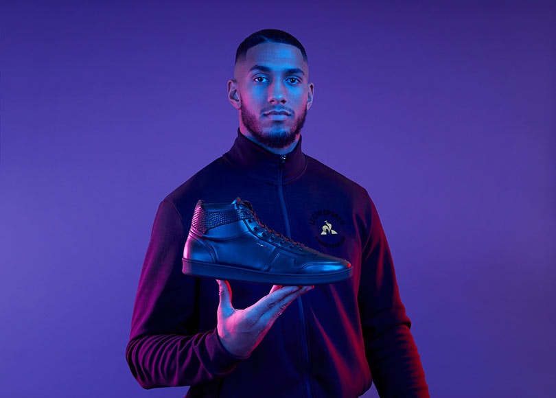 Tony Yoka crée une collection footwear pour Le Coq Sportif Tony Yoka crée une collection footwear pour Le Coq Sportif