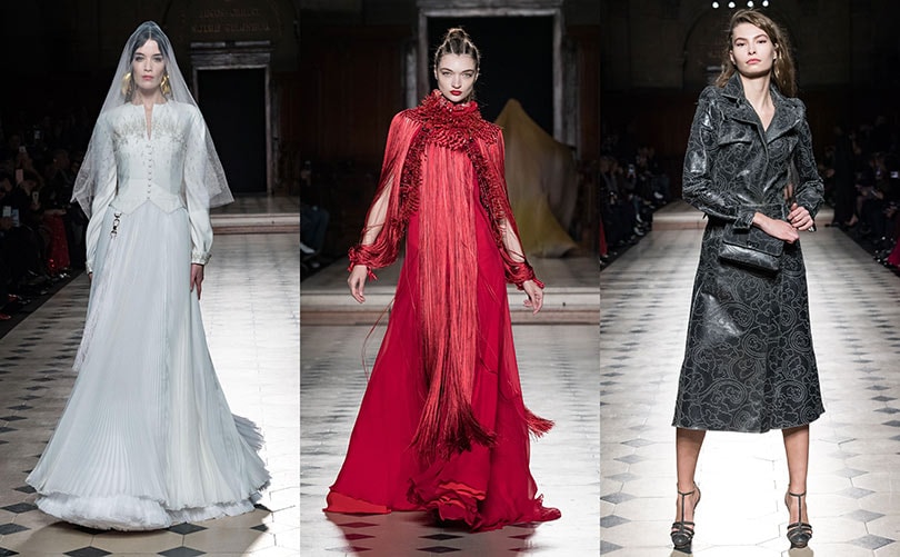 Paris haute couture : Julien Fournié célèbre les aventurières des temps modernes Paris haute couture : Julien Fournié célèbre les aventurières des temps modernes