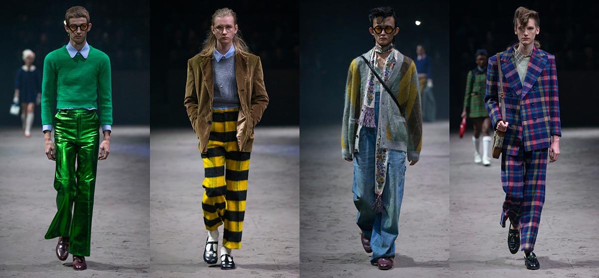 Milan Fashion Week Homme : esprit disco grunge chez Gucci Milan Fashion Week Homme : esprit disco grunge chez Gucci