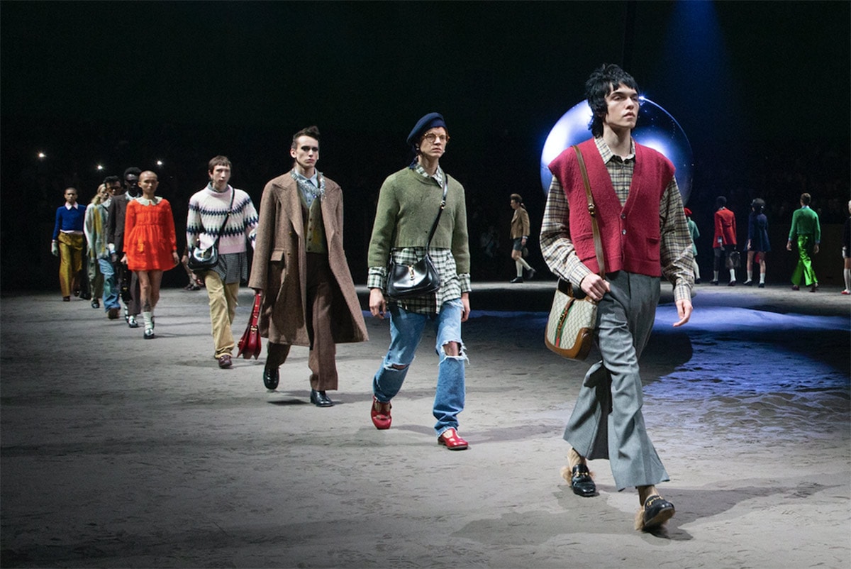 En images : le défilé Gucci hommes automne-hiver 2020-2021 En images : le défilé Gucci hommes automne-hiver 2020-2021
