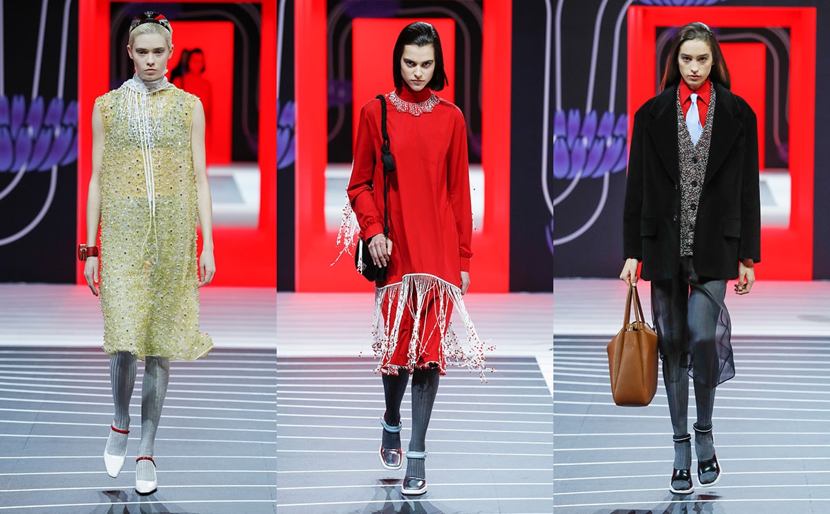 En images : le défilé Prada automne-hiver 2020-21 En images : le défilé Prada automne-hiver 2020-21