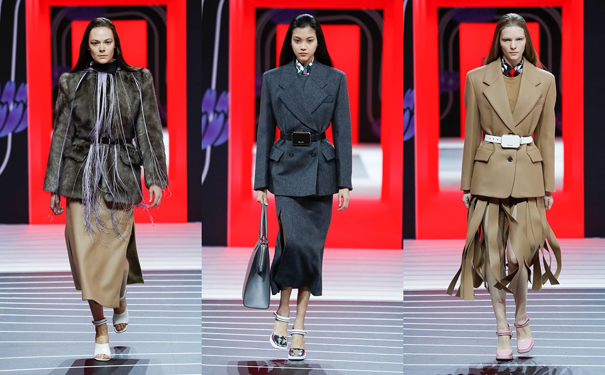 En images : le défilé Prada automne-hiver 2020-21 En images : le défilé Prada automne-hiver 2020-21