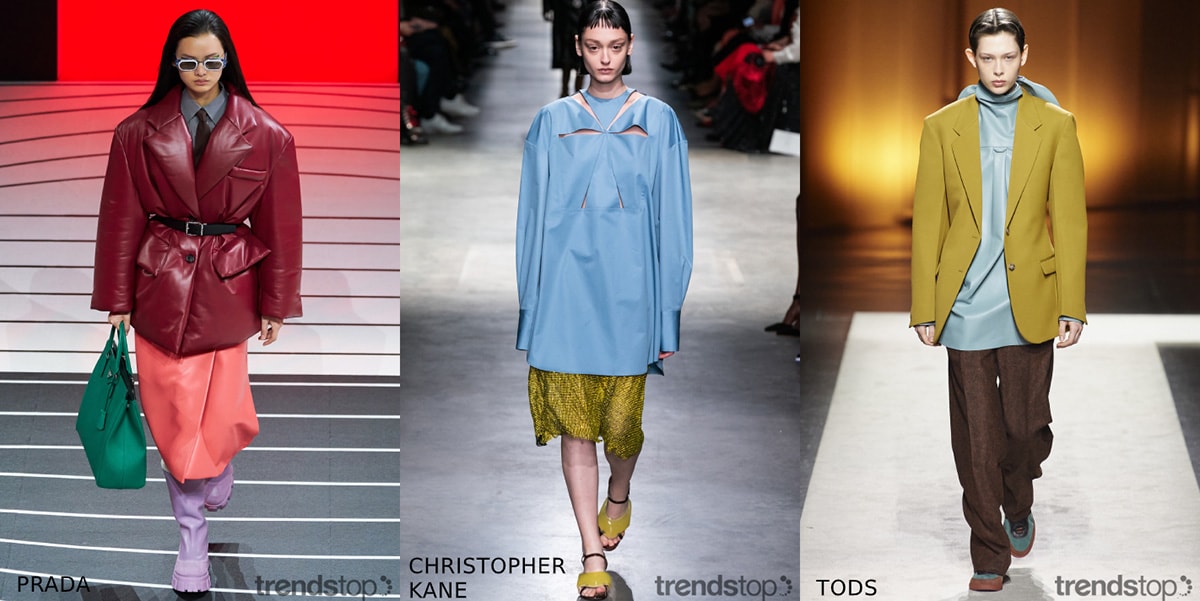 Tendances des couleurs pour femmes observées sur les podiums automne-hiver 2020-2021 Tendances des couleurs pour femmes observées sur les podiums automne-hiver 2020-2021