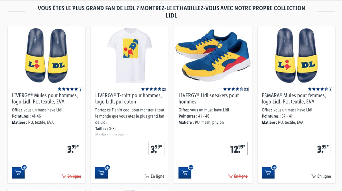 La mode dans les médias cette semaine : des sneakers Lidl en rupture de stock ! La mode dans les médias cette semaine : des sneakers Lidl en rupture de stock !