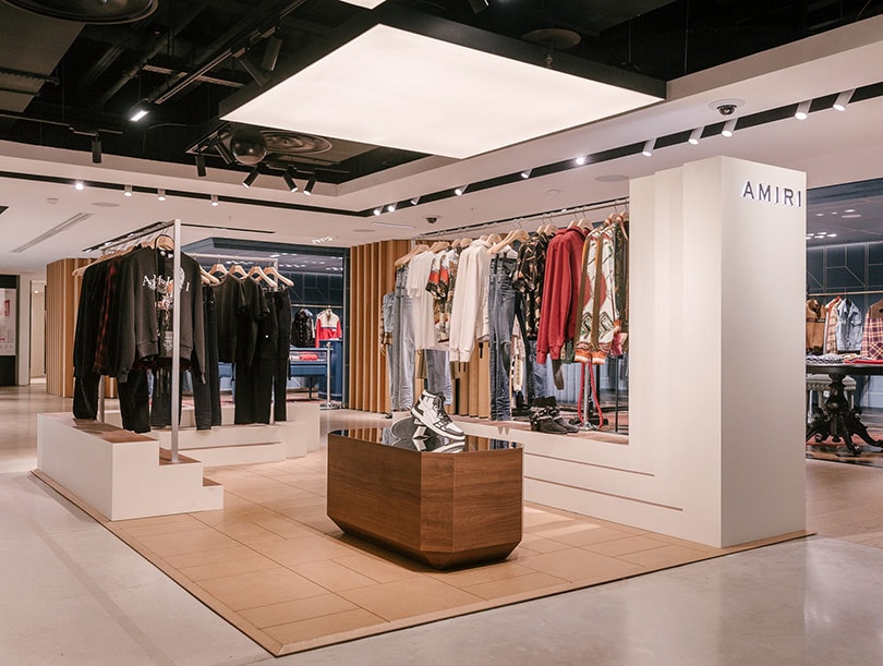 En images : Amiri inaugure un pop up au Printemps de l’Homme En images : Amiri inaugure un pop up au Printemps de l’Homme